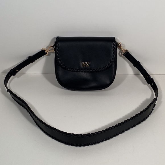 Michael Kors Leather Crossbody Braided Strap - Picture 2 of 7